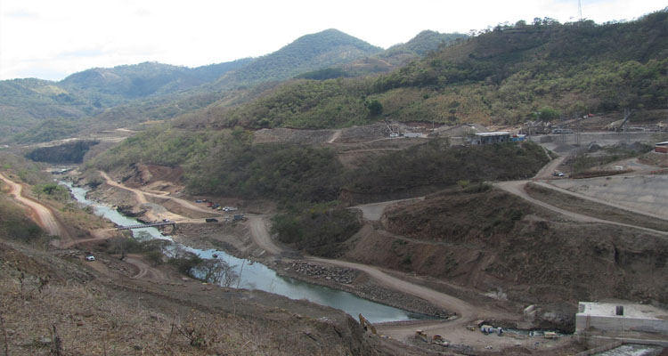 El Chaparral Hyroelectric Construction in El Salvador