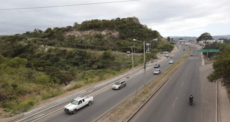 Modern Roadwork at the South of the Capital City in Honduras
