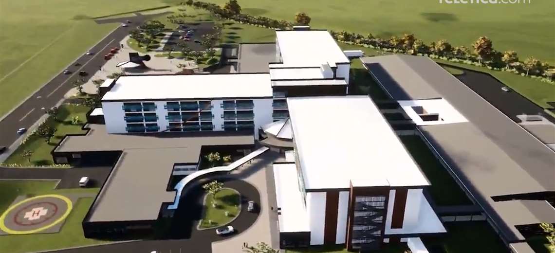 Contracting for the new Hospital Dr. Maximiliano Peralta Jiménez construction